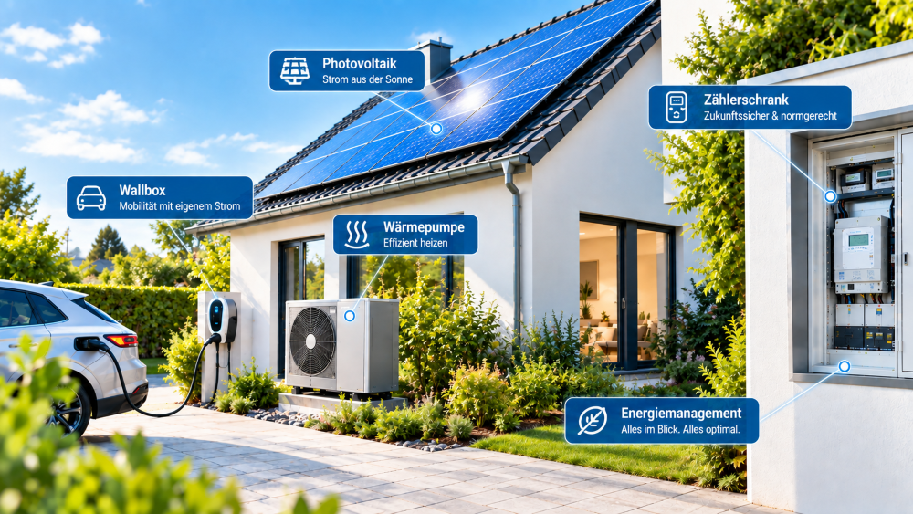 Wallbox, Wärmepumpe und Photovoltaik – reicht mein Hausanschluss noch aus?