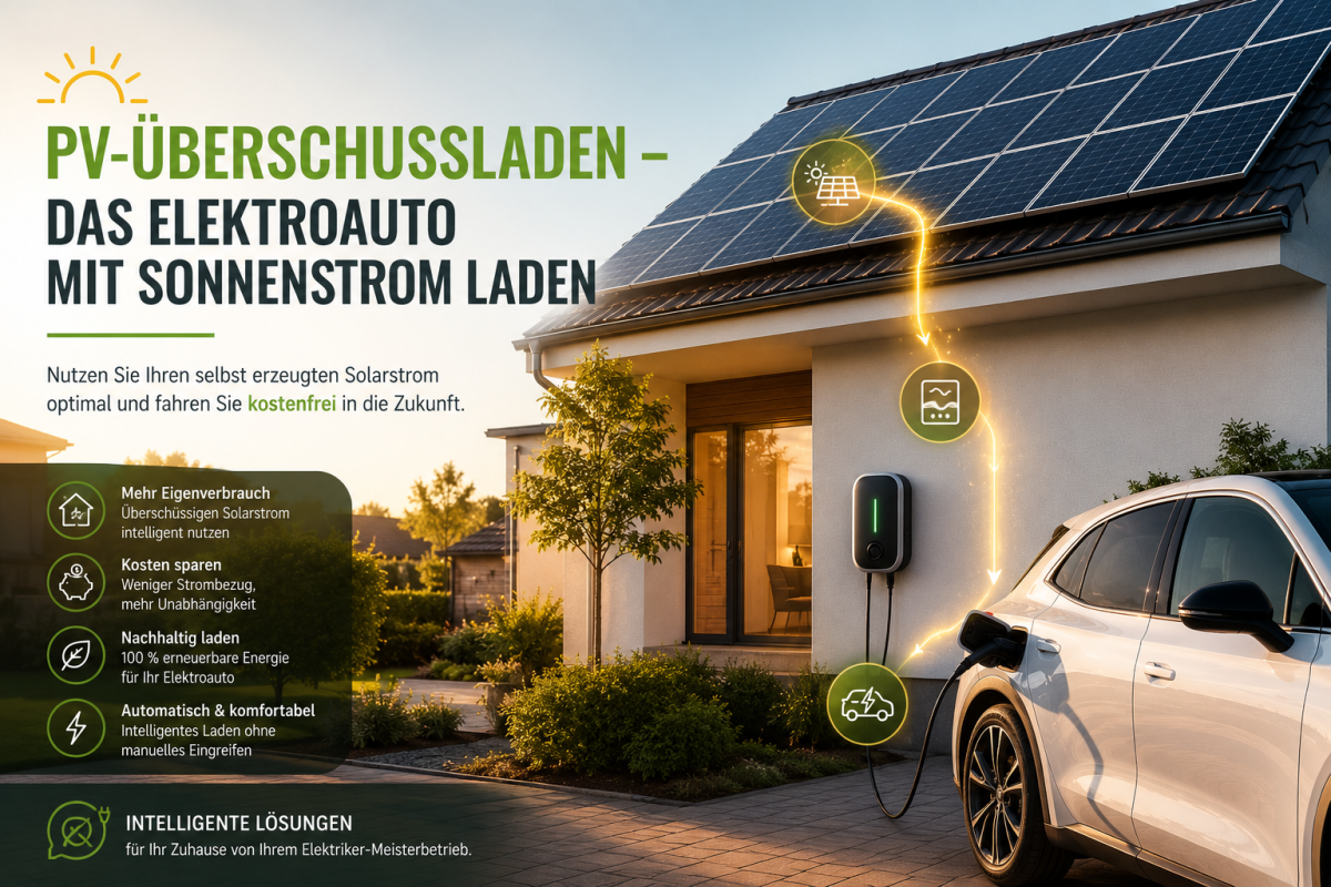PV-Überschussladen – Ihr Elektroauto mit kostenloser Sonnenenergie laden